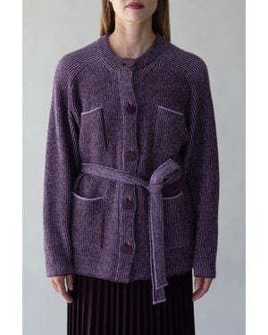 SSKEIN Lesse Cardigan - Purple