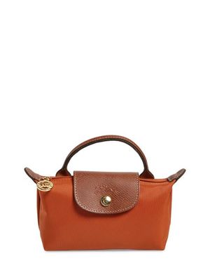 Longchamp Le Pliage Cosmetics Case - Brown