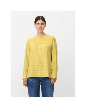 Masai Drystan Long Sleeve Crew Neck Blouse - Yellow