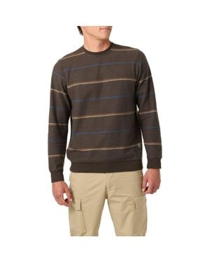 O'neill Sportswear Nash Stripe Crewneck Sweatshirt - Black