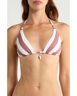 Sea Level Triangle Bikini Top - White