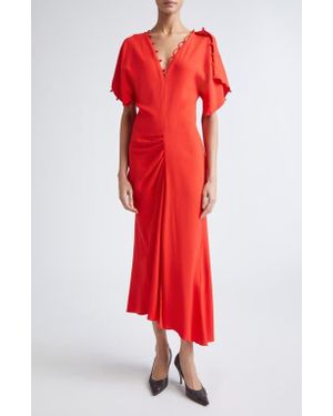 Victoria Beckham Rouleau Trim Draped - Red