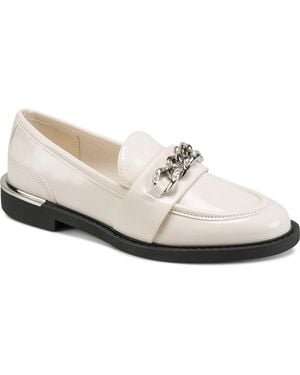 DKNY Ryleigh Chain Loafer - White