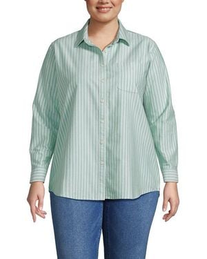 Lands' End Oxford Shirt - Green