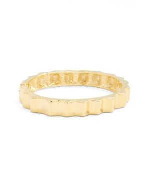 Kenneth Jay Lane Spike Hinge Bangle - Metallic