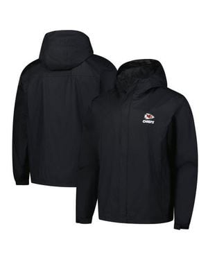 Dunbrooke Kansas City Chiefs Tropic Waterproof Packable Full-Zip Hoodie Jacket - Black