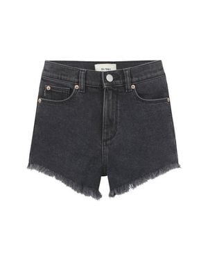 DL1961 Kids' Lucy Cutoff Denim Shorts - Gray