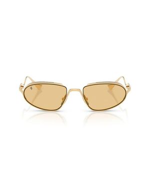 Ferrari 53Mm Oval Sunglasses - Natural