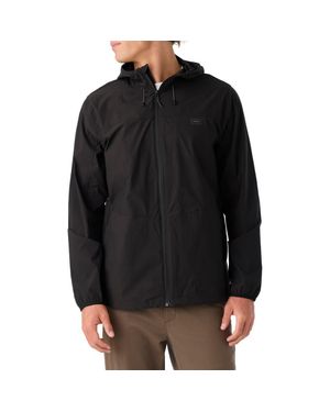 O'neill Sportswear Trvlr Hooded Water Repellent Windbreaker - Black