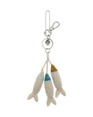 The Sak Yarnicharmz Hand Crochet Dangle - Metallic