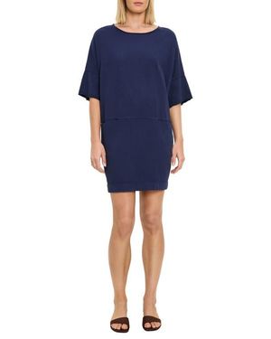 Michael Stars Tasmin Oversize T-Shirt Dress - Blue
