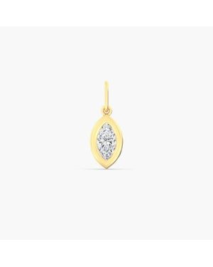 Everlee Marquise Domed Lab Diamond Charm - White