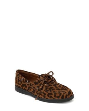 Reiss Lola Boat Shoe - Brown