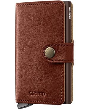 Secrid Premium Miniwallet+ Basco - Brown