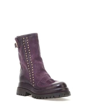 A.s.98 Duke Stud Trim Boot - Purple