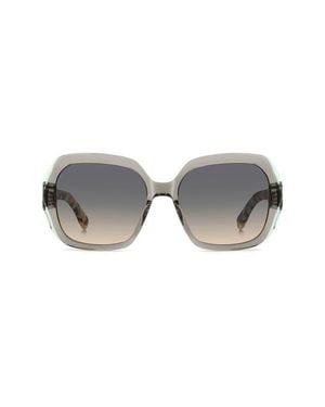 Kate Spade Norina 57Mm Gradient Square Sunglasses - Gray