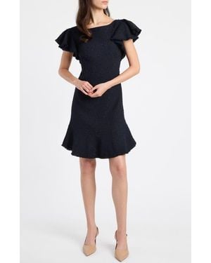 Santorelli Deste Sheath Dress - Black