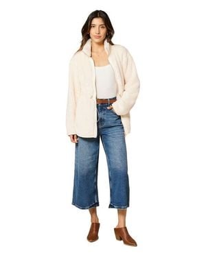 Softies Dreamplush Two Way Zip Jacket - Natural
