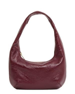 Mansur Gavriel Mini Gnocchi Leather Hobo Bag - Purple
