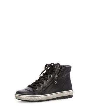 Gabor 73.754 Zip High Top Sneaker - Black