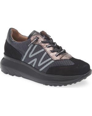 Wonders A-4001 Platform Sneaker - Gray