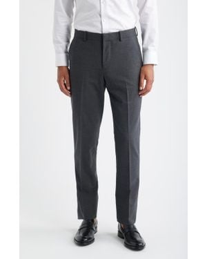 Nordstrom Henrik Trim Fit Solid Stretch Wool Suit Pants - Gray