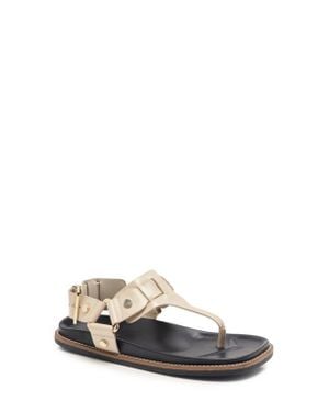 Free People Suri Ankle Strap Sandal - White