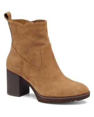 Johnston & Murphy Izzie Waterproof Platform Bootie - Brown