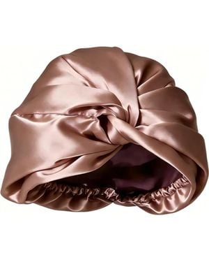 SILKSILKY 22Momme Pure Silk Hair Wrap - Brown