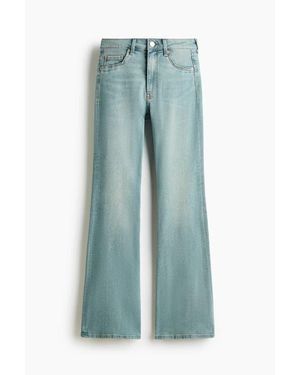 H&M Flared High Waist Jeans - Blue