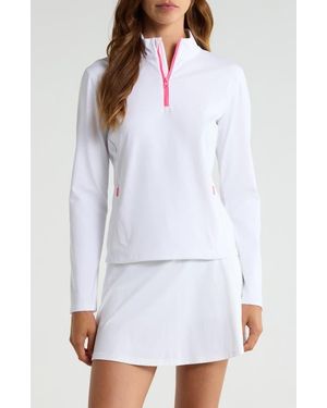 G/FORE Quarter-Zip Performance Pullover - White