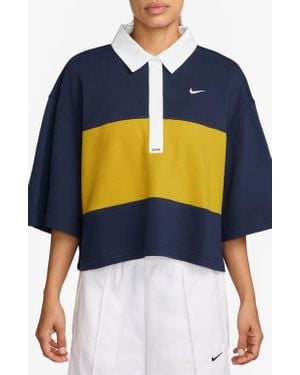 Nike Sportswear Oversize Polo - Blue