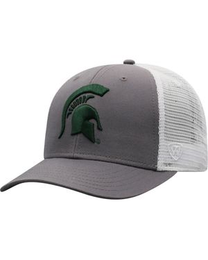 Top Of The World Michigan State Spartans Trucker Adjustable Hat - Gray