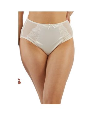 Playful Promises Ellery Classic High Waist Briefs - White