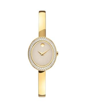 Movado Museum Oval Bangle Watch, 22Mm X 26Mm - Metallic