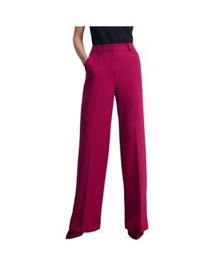 The Fold Adelaide Crepe Pants - Pink