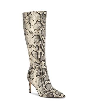 Nine West Cook Pointed Toe Knee High Boot - Brown