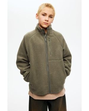 H&M Teddy Jacket - Green