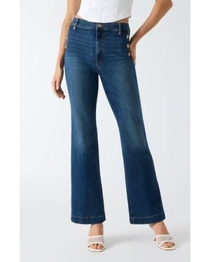 Guess New Faye Flare Jeans - Blue