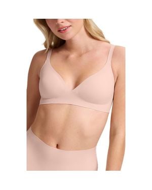 Siella No-Show Triangle Seamless Bra - Natural