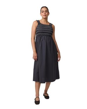 Ingrid & Isabel Santorini Smocked Midi Maternity Dress - Blue