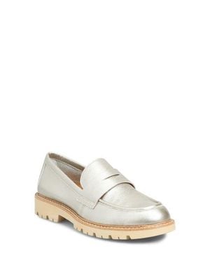 Comfortiva Lug Sole Penny Loafer - White