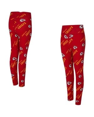 Concepts Sport Kansas City Chiefs Mosaic Allover Print Leggings - Red