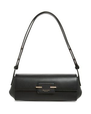 Rag & Bone Realm East/West Flap Bag - Black