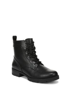 LifeStride Lena Combat Boot - Black