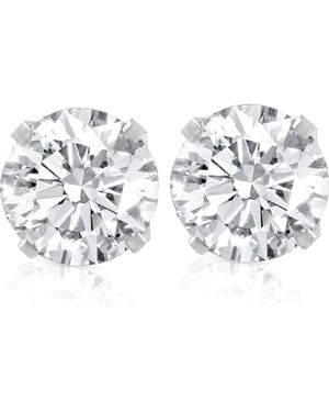 Bliss Diamond Certified 1.22Ct Natural Diamond Studs 14K - Metallic