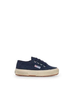 Superga 2750 Kids Cotton Stone Wash - Blue