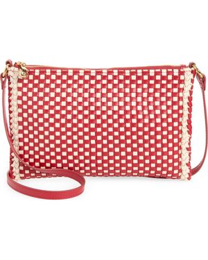 Madewell The Signature Woven Crossbody Bag - Red