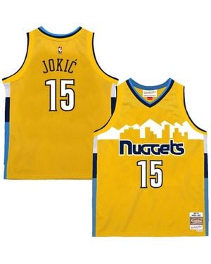 Mitchell & Ness Nikola Jokic Denver Nuggets 2017-18 Swingman Jersey - Yellow