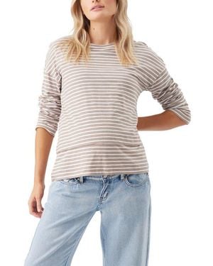 Ripe Maternity Claudette Long Sleeve Nursing Top - White